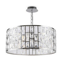 TAKKRONA Modern 50/26.8 cm  - kromfärg/transparent, Trend, metall/glas (50/26.8cm) - MAYTONI