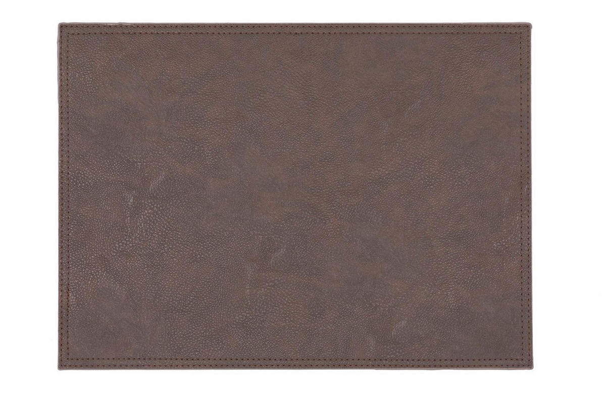 PODMETAČI ZA STOL smeđa , plastika, prirodni materijali  Troja  - smeđa, Basics, plastika/prirodni materijali (33/45cm) - ZICZAC