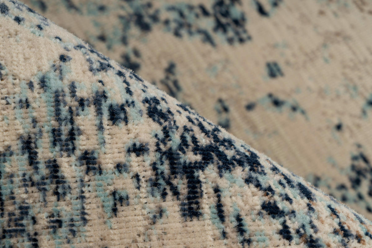 VINTAGE KOBEREC, 120/170 cm, modrá - modrá, Konvenční, textil (120/170cm)