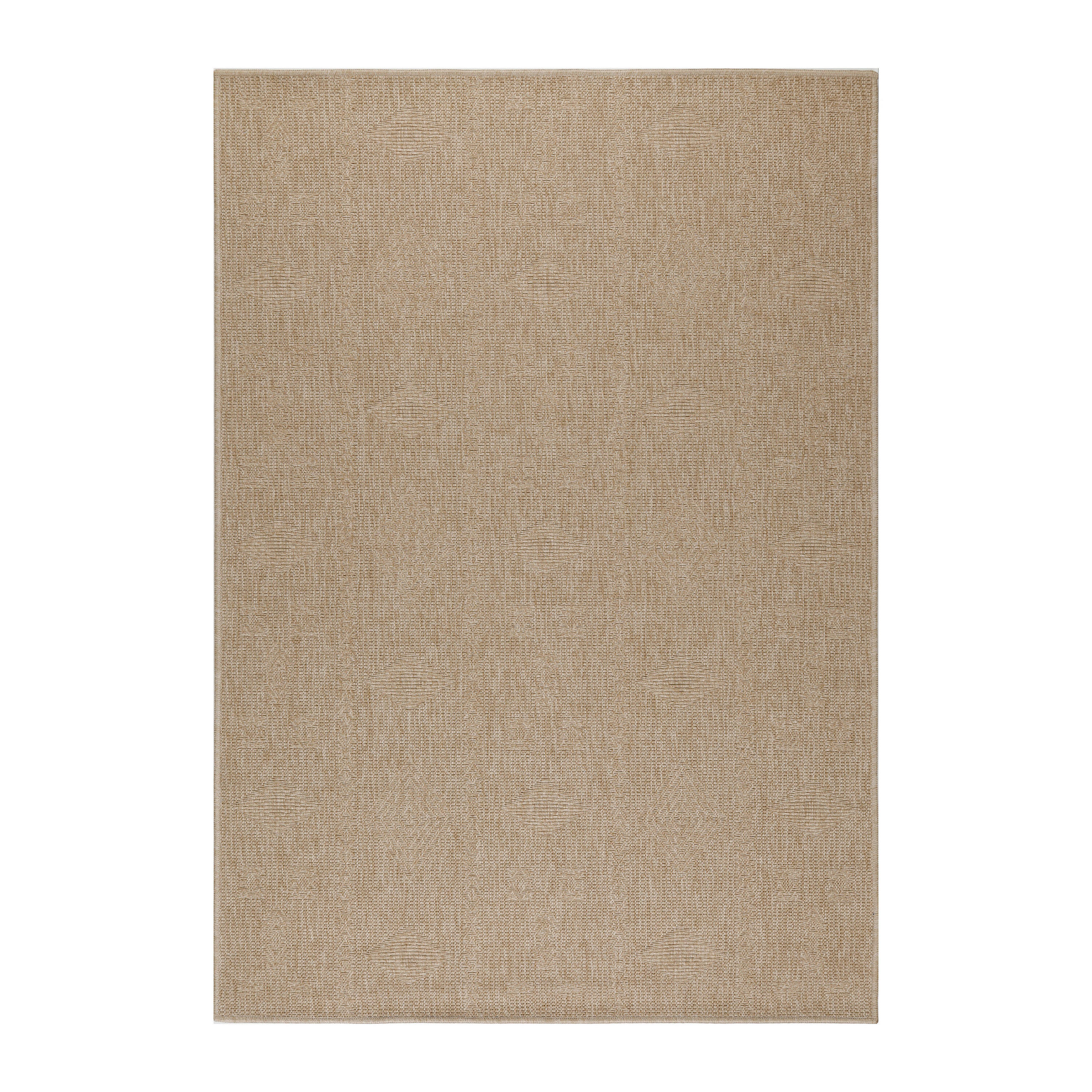 UTOMHUSMATTA 160/230 cm Dhaka  - beige/antracit, Basics, textil (160/230cm) - Novel