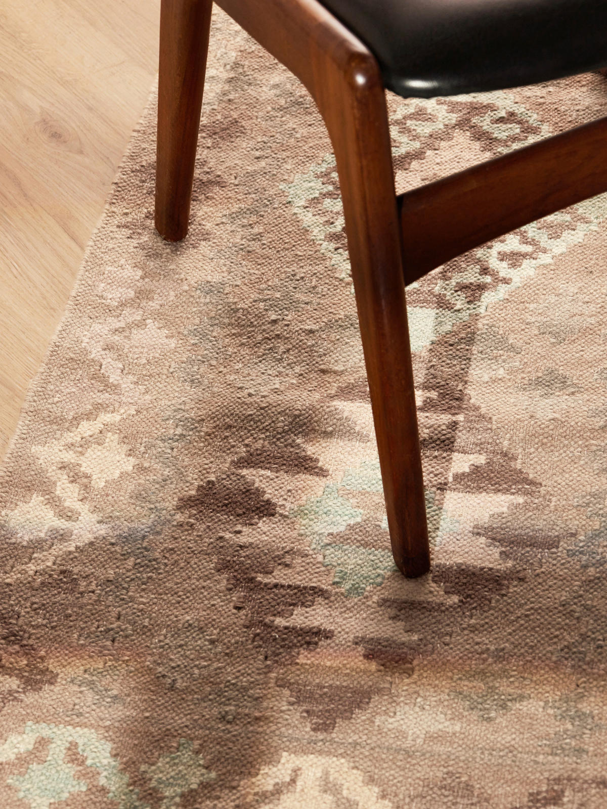 LÄUFER 60/190 cm Kamal  - Beige/Hellblau, Basics, Textil (60/190cm)