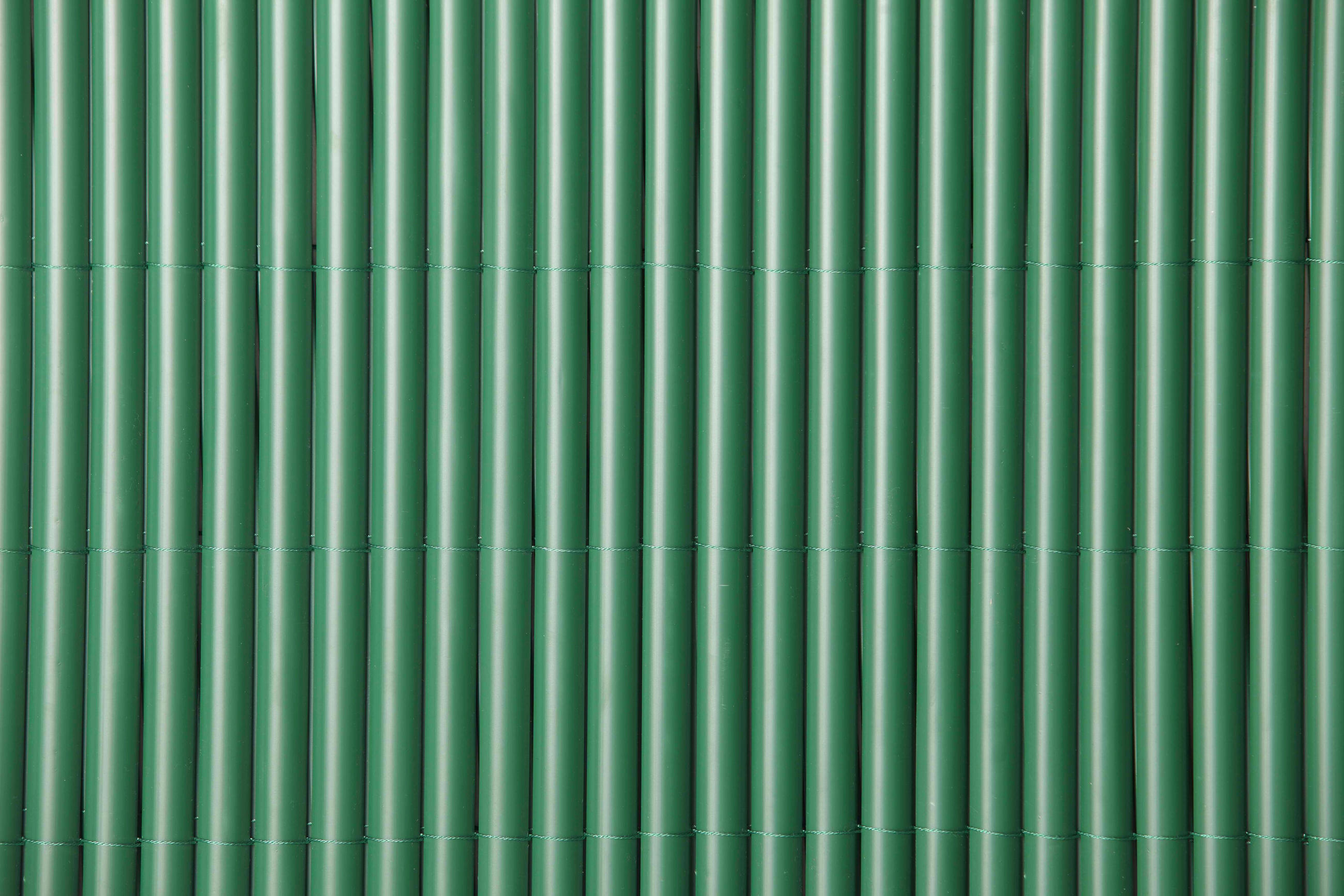 SICHTSCHUTZ - Grün, MODERN, Kunststoff (1000/90/0,5cm) - Gardenson