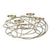 ADVENTSKRANZ  - Goldfarben, MODERN, Metall (35cm) - Justinus