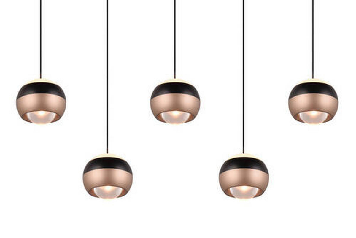 LED-HÄNGELEUCHTE 100/10,5/200 cm    - Schwarz, Design, Metall (100/10,5/200cm) - Trio Leuchten