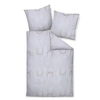 BETTWÄSCHE Seersucker 155/220 cm  - Blau, Design, Textil (155/220cm) - Janine