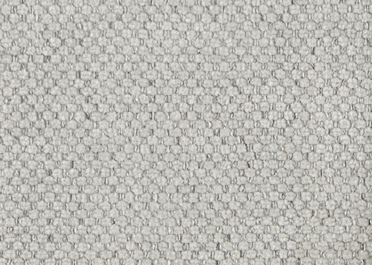 ECKSOFA Flachgewebe Hellgrau  - Hellgrau/Schwarz, Design, Textil/Metall (204/341cm) - Xora