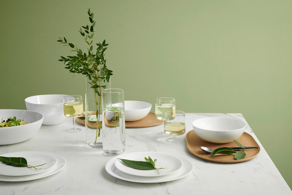 SCHALE A Table   - Weiß, Basics, Keramik (19,5/6,5cm) - ASA
