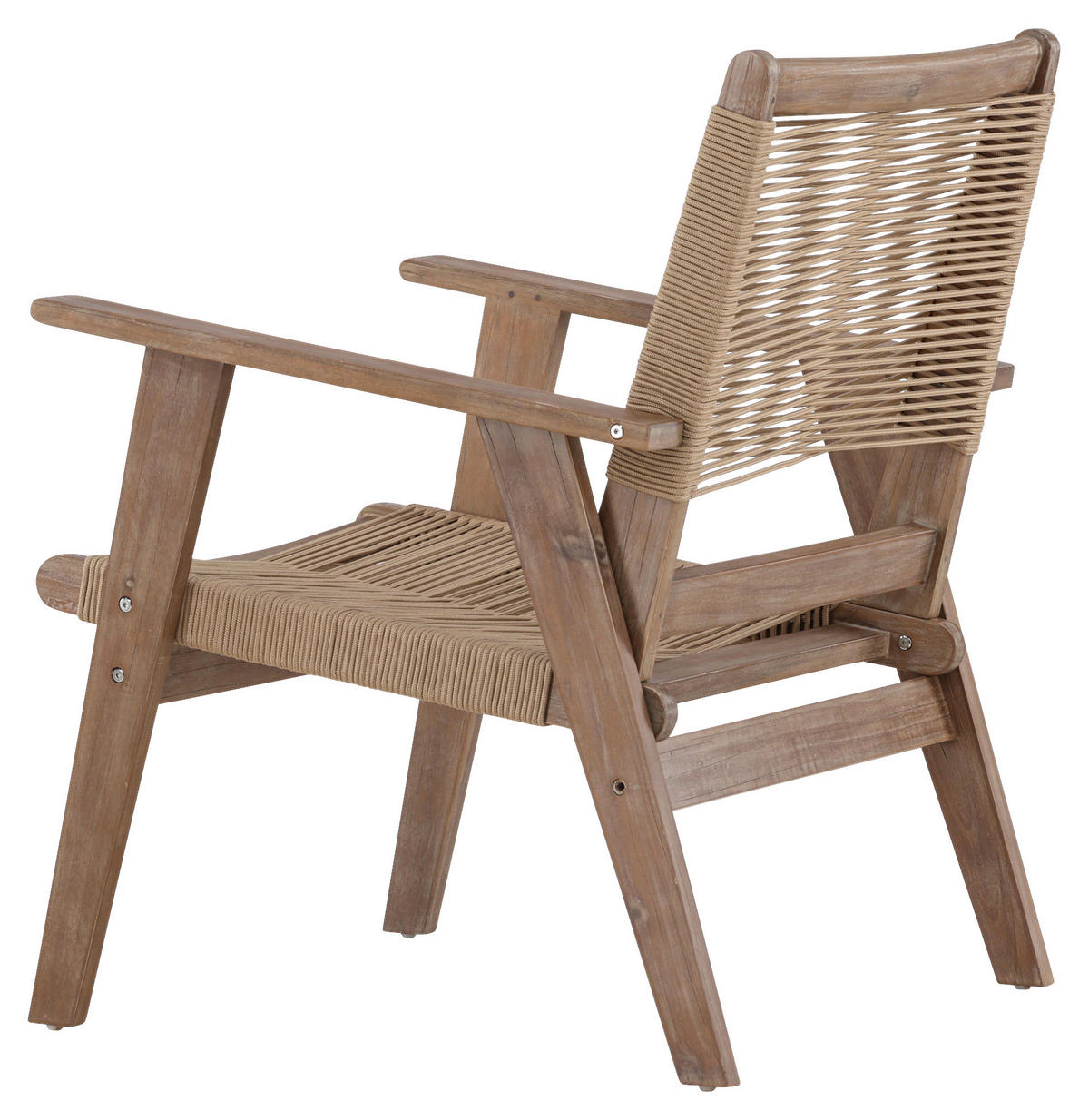LOUNGEFÅTÖLJ  - brun, Klassisk, trä/textil (68/88/72cm) - Gardenson