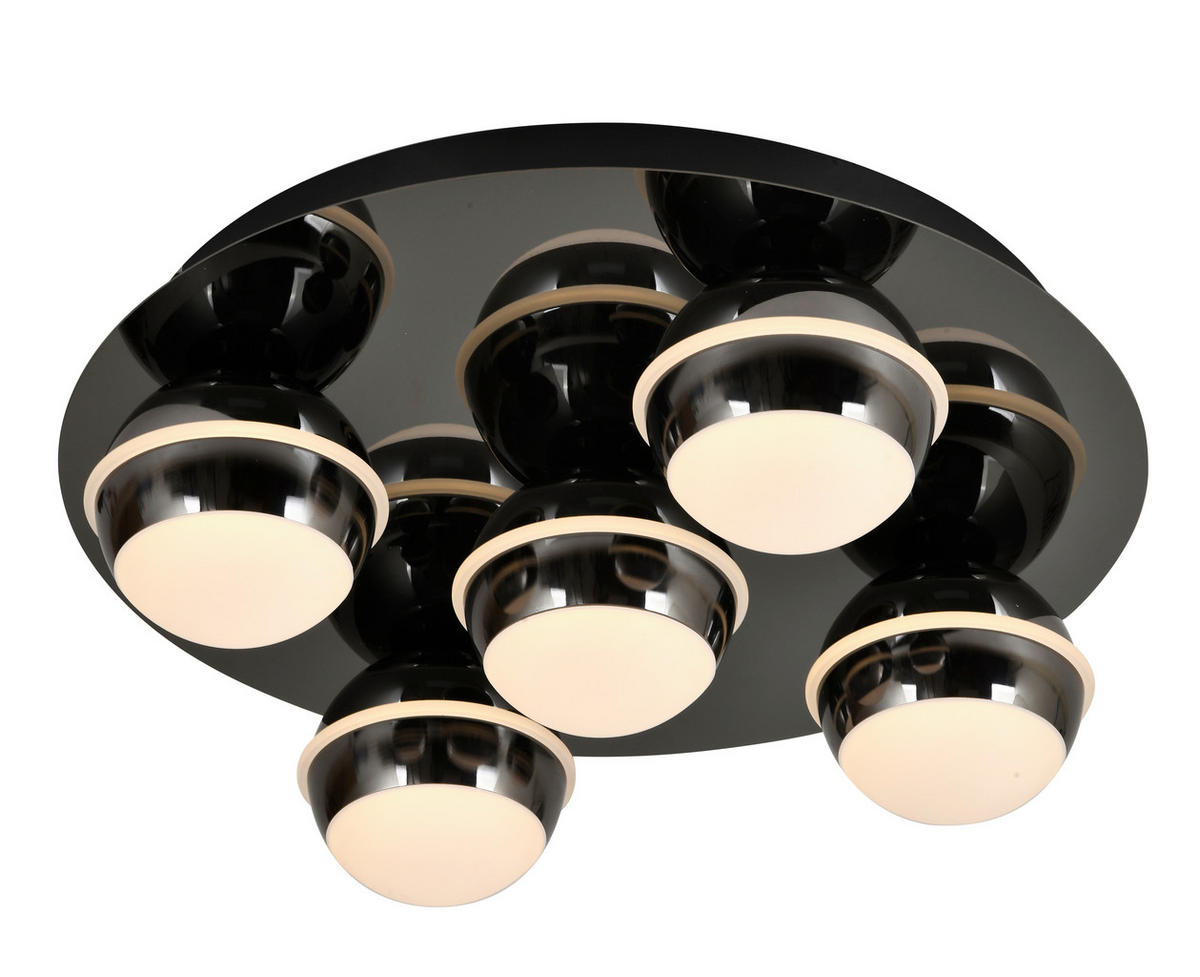 LED-DECKENLEUCHTE Biarritz 40/40/14 cm  - Sandfarben, Design, Kunststoff/Metall (40/40/14cm)