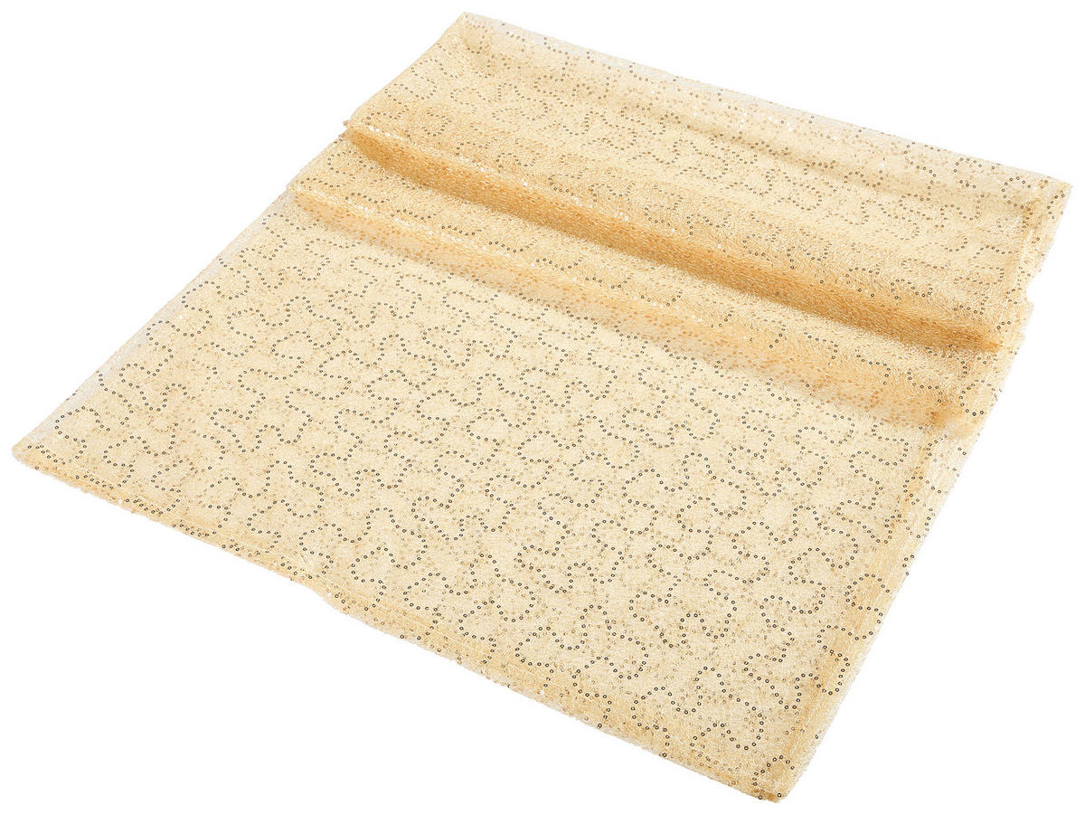 DEKOSTOFF - Goldfarben, Basics, Textil (135/250cm) - Esposa