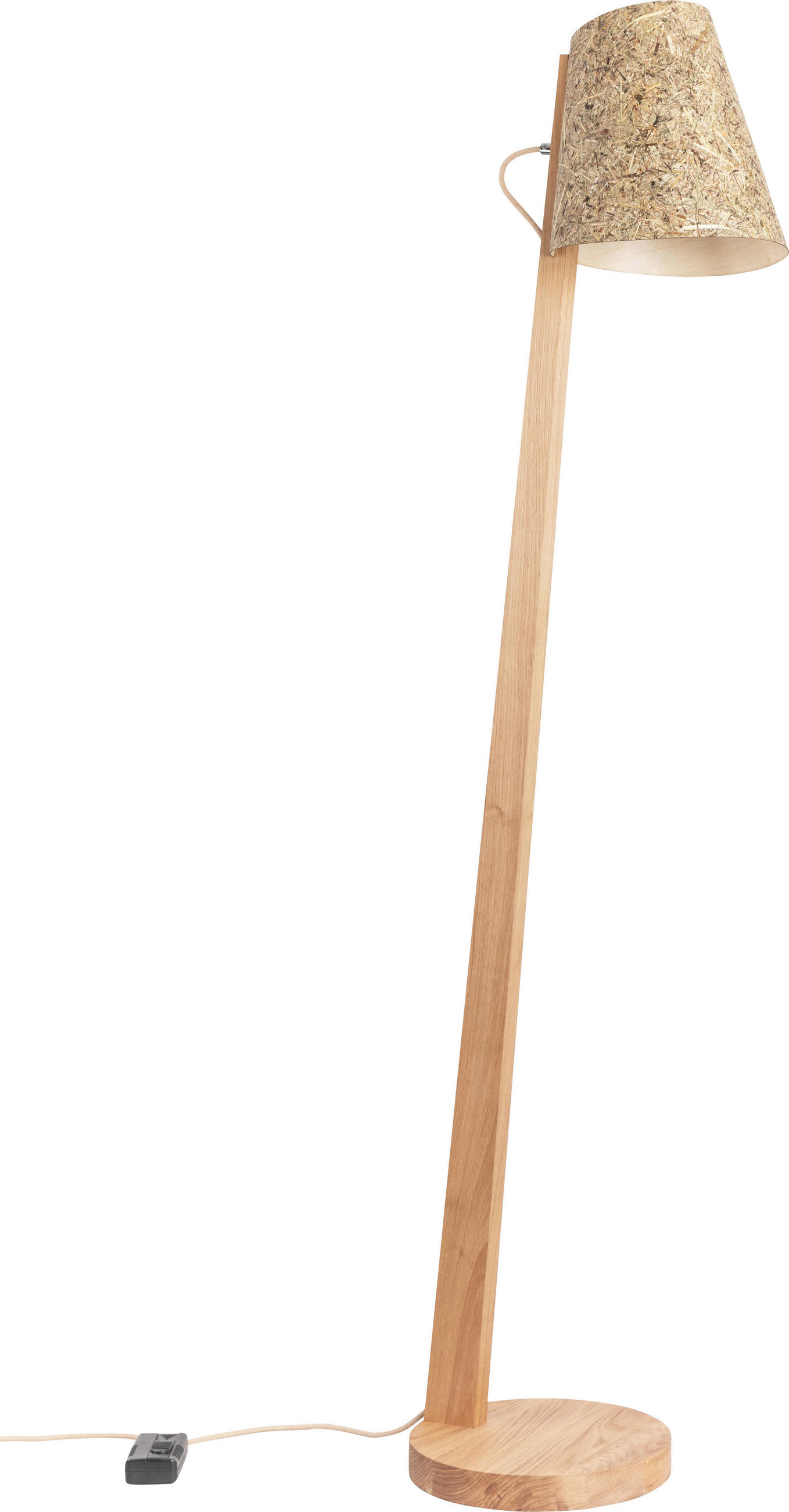 STEHLEUCHTE 30/167 cm    - Eichefarben, Natur, Holz (30/167cm) - ALMUT von Wildheim