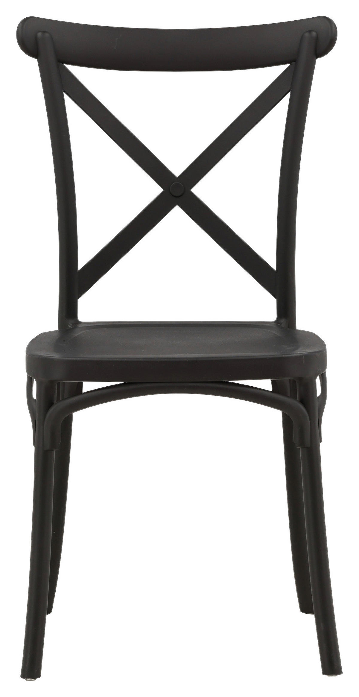 STOLSET 2 styck slät  - svart, Design, plast (52/90/55cm) - Livetastic