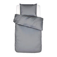 BETTWÄSCHE Minte Satin 135/200 cm  - Dunkelgrau, Basics, Textil (135/200cm) - Essenza