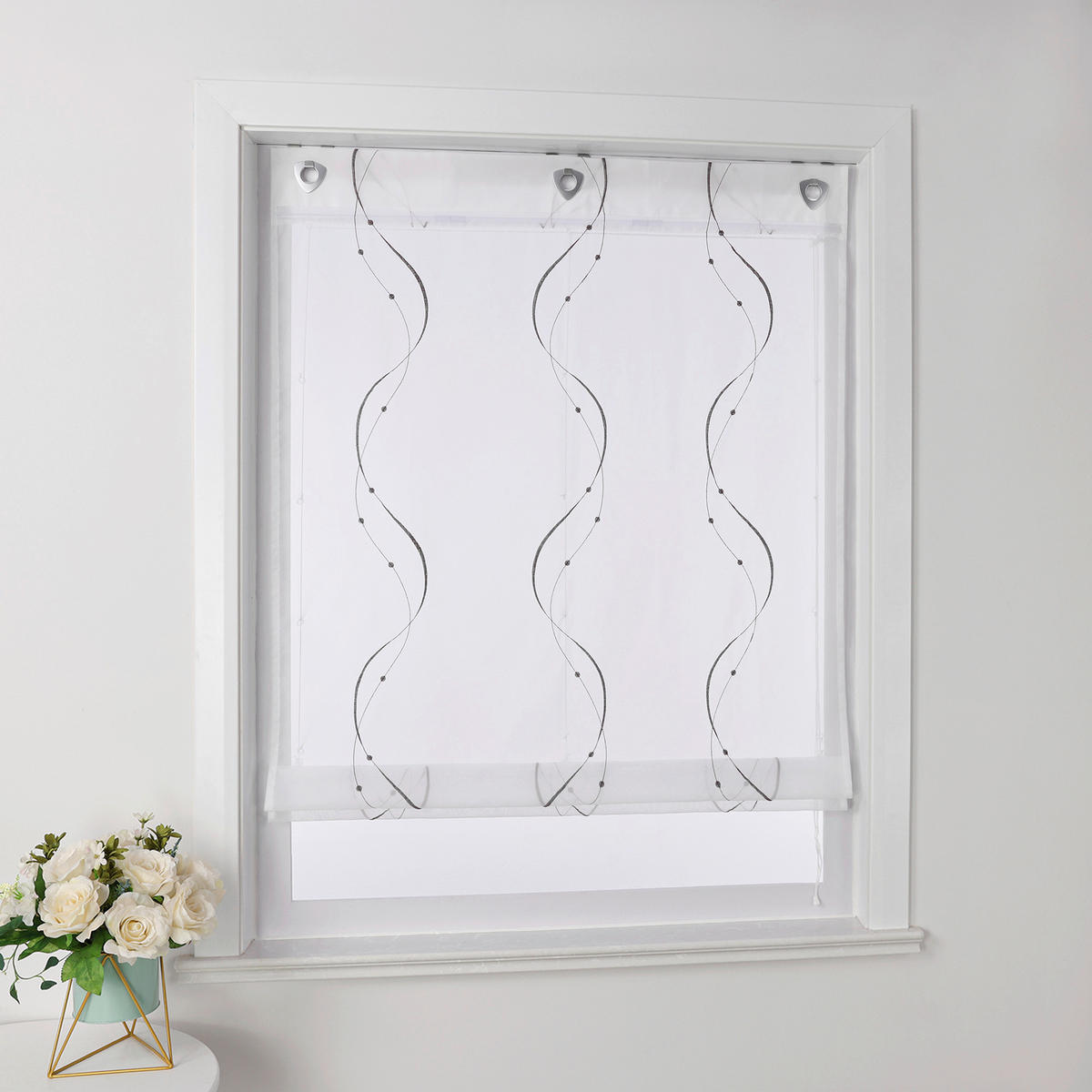 FALTROLLO  transparent  60/140 cm    - Weiß, Basics, Textil (60/140cm) - Joyswahl