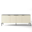 SIDEBOARD  200/75/47 cm  - Creme/Schwarz, MODERN, Holzwerkstoff/Metall (200/75/47cm) - Carryhome
