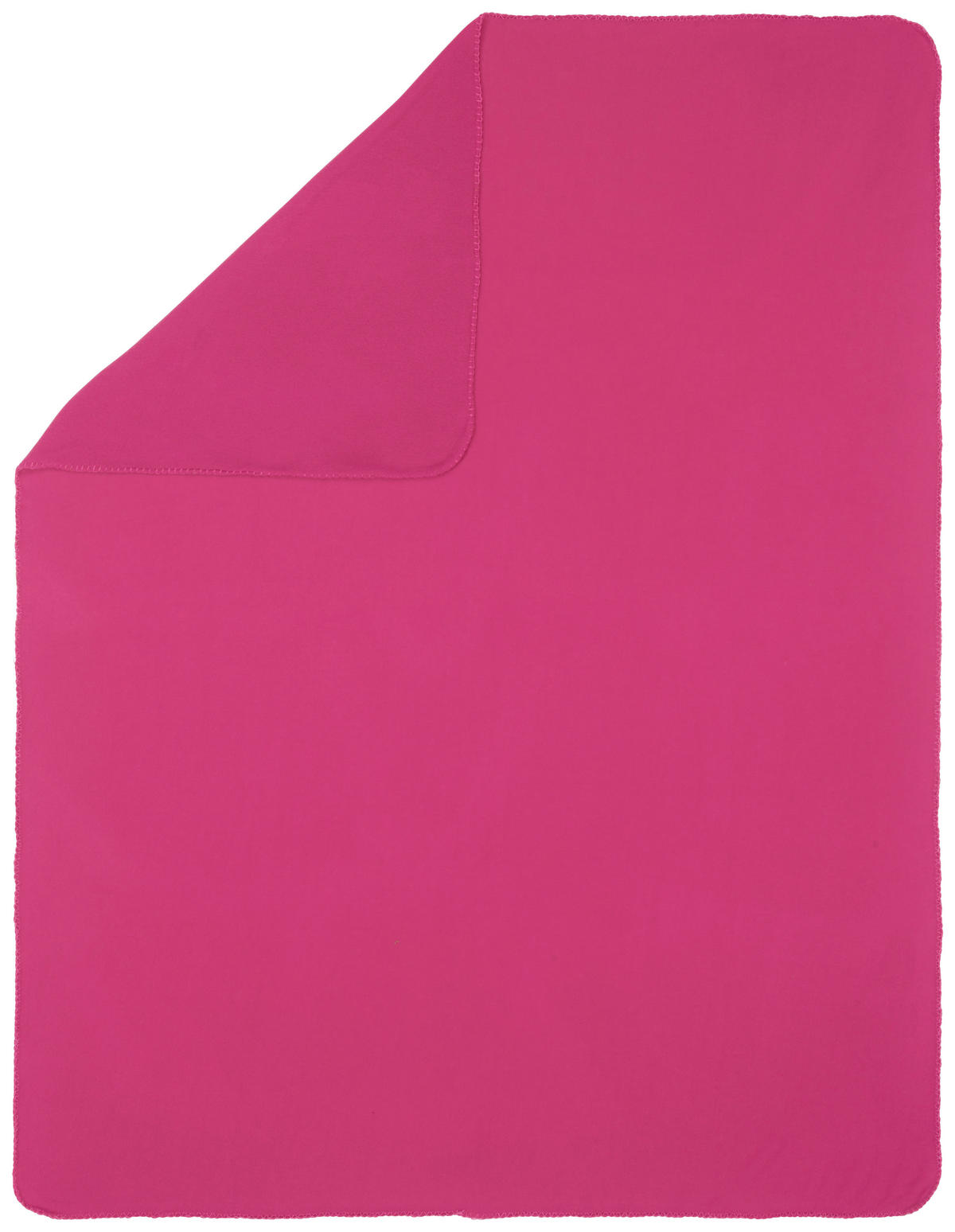 FLEECOVÁ DEKA, polyester, 130/160 cm - pink, Basics, textil (130/160cm) - Boxxx