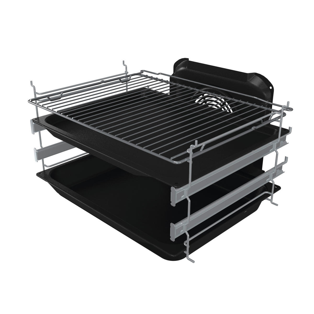 HERD GECS6C70XPA  - Edelstahlfarben/Schwarz, Trend, Glas/Metall (60/85/60cm) - Gorenje