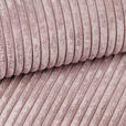 ECKSOFA inkl. Funktionen Rosa Cord  - Schwarz/Rosa, KONVENTIONELL, Kunststoff/Textil (260/200cm) - Xora