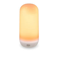 LED-AUßENLEUCHTE CANDY 9/19/9 cm   - Weiß, Basics, Kunststoff (9/19/9cm) - New Garden