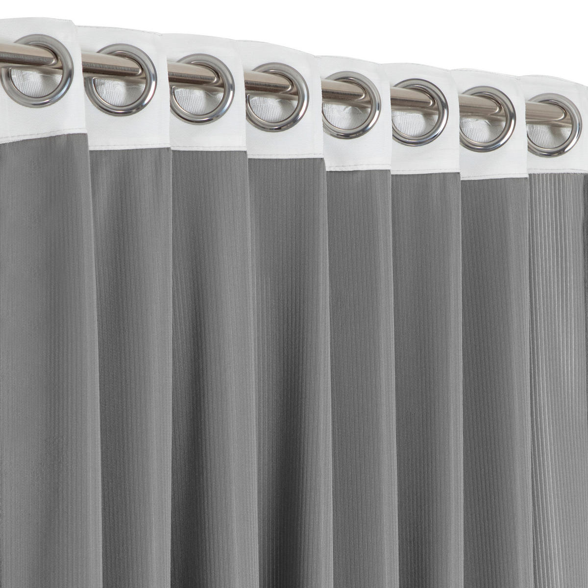 FERTIGVORHANG blickdicht  - Grau, Basics, Textil (140/240cm)