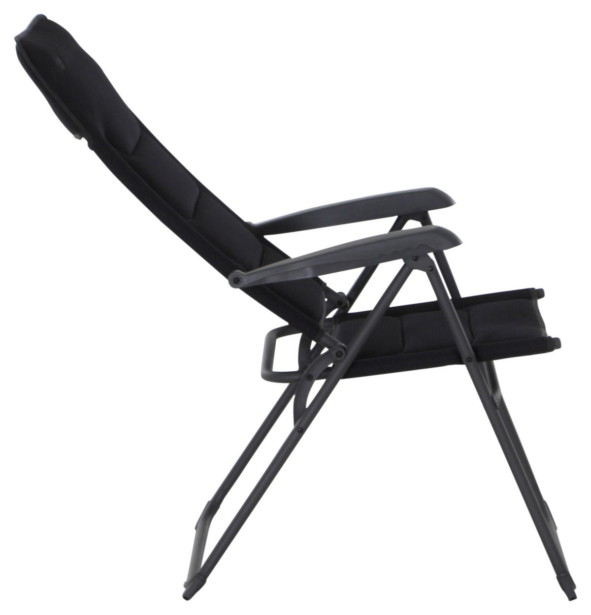 CAMPINGSESSEL - Anthrazit, KONVENTIONELL, Textil/Metall (71/118/59cm) - Siena Garden
