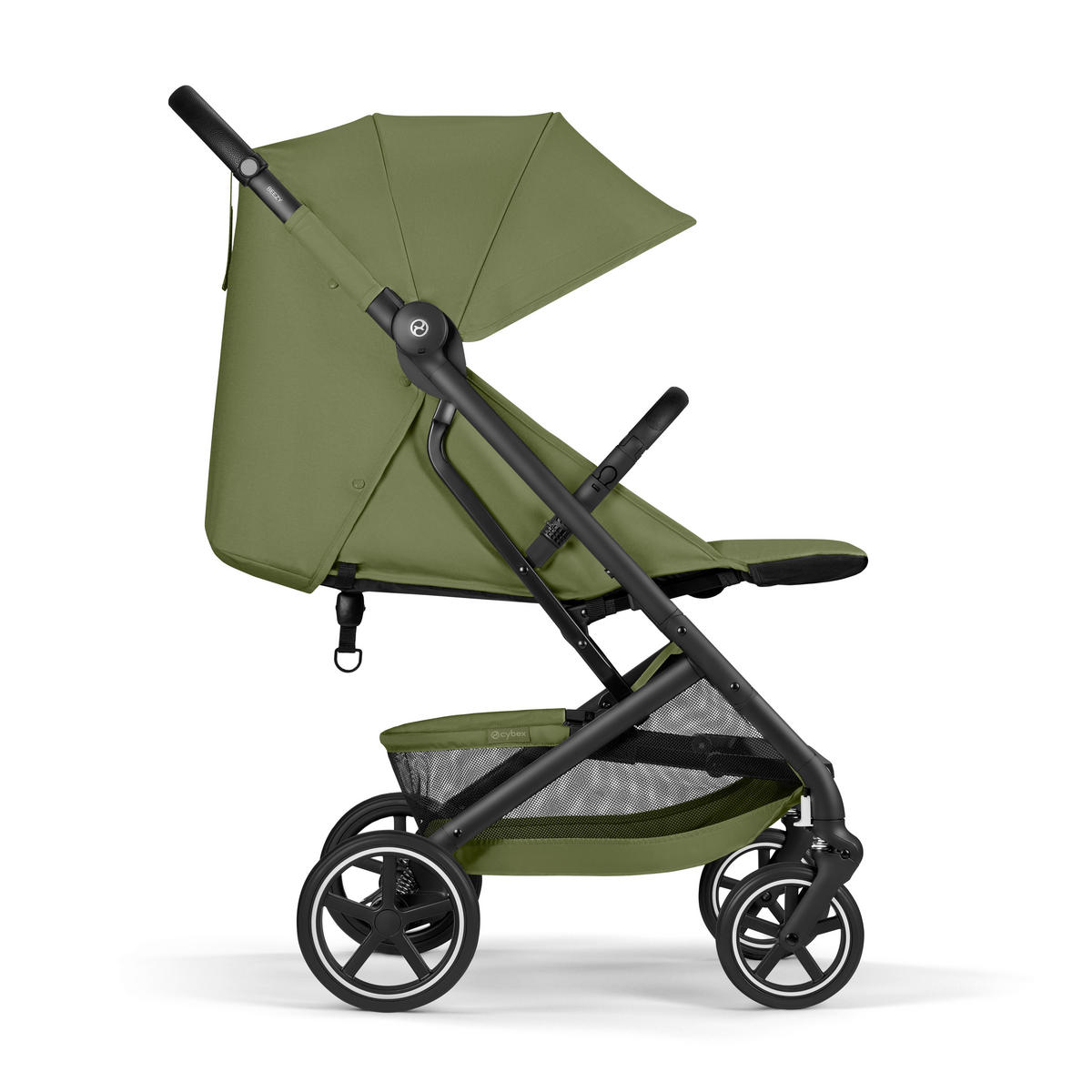 BUGGY BEEZY BLK  - Dunkelgrün/Schwarz, Basics, Kunststoff/Textil (82/45,5/107cm) - cybex GOLD