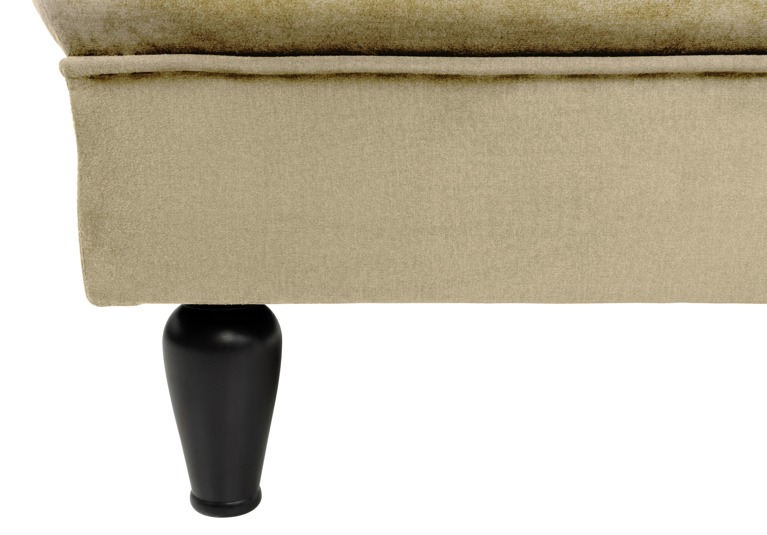 Thumbnail - Mid.you Hocker, Beige, Textil, Buche, vollmassiv, quadratisch, 82x44x82 cm, Made in EU, Wohnzimmer, Hocker, Sitzhocker