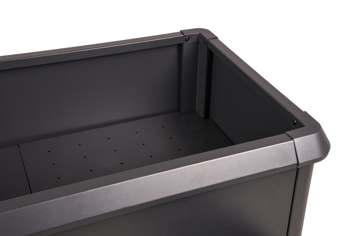 HOCHBEET ZINNIA  - Anthrazit, MODERN, Metall (57/78/107cm)