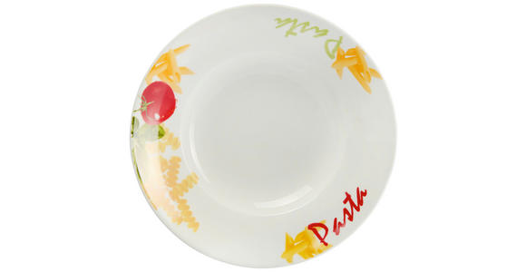 PASTATELLER MIA CUCINA  27 cm   - Multicolor/Weiß, Basics, Keramik (27cm) - Boxxx