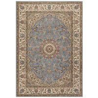 WEBTEPPICH Wohnzimmer 120/170 cm Blau  - Blau, Design, Textil (120/170cm) - Novel