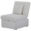 SCHLAFSESSEL in Samt Beige  - Beige/Schwarz, Design, Holz/Kunststoff (70/95/97cm) - Livetastic