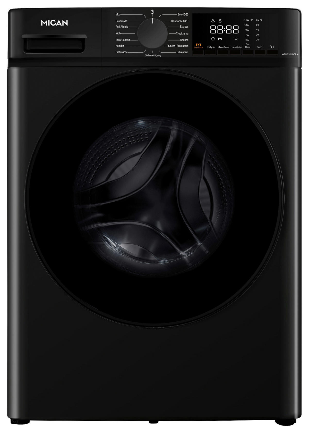 WASCHTROCKNER WTM85DLDFBA  - Schwarz, Basics, Metall (60/84,7/52cm) - Mican