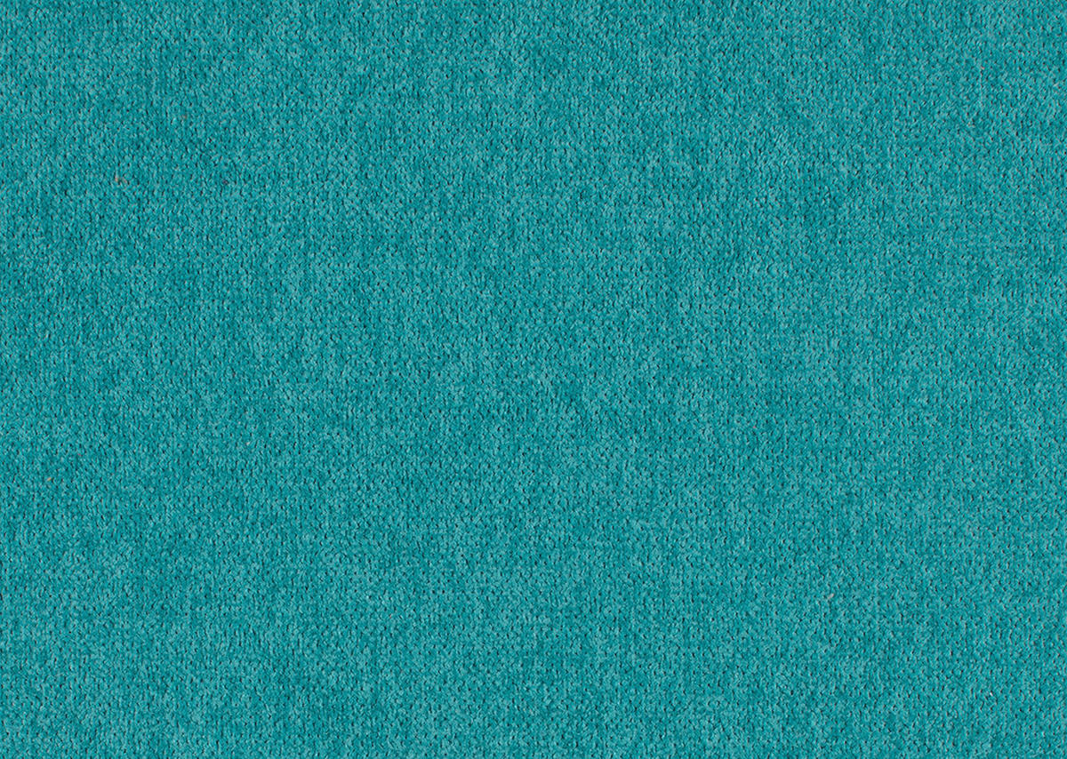 2,5-SITZER in Chenille Petrol  - Petrol/Schwarz, Design, Textil/Metall (188/84-104/104cm) - Valdera