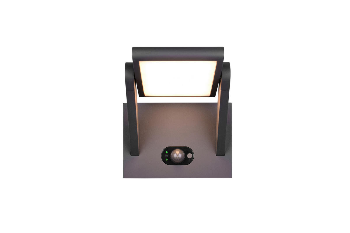 AUSSENWANDLEUCHTE - Anthrazit, Design, Metall (23,5/18/21cm) - Trio Leuchten