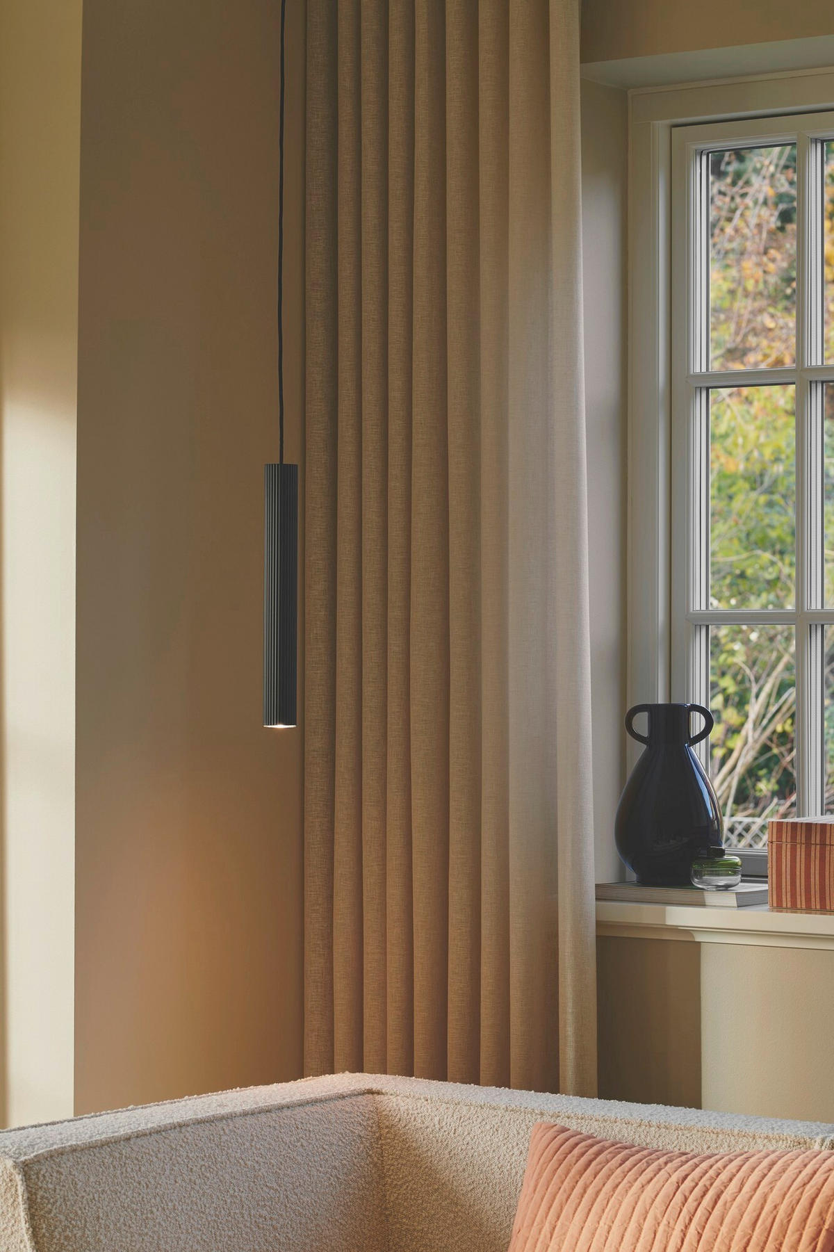 PENDELLEUCHTE 5/40 cm  - Schwarz, KONVENTIONELL, Metall (5/40cm) - Nordlux