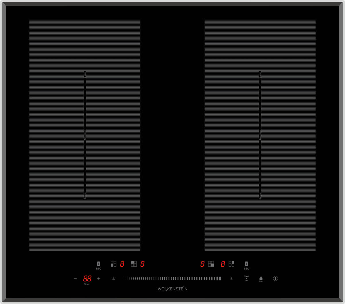 KOCHFELD - Schwarz, Basics, Glas (59/5,7/52cm) - Wolkenstein