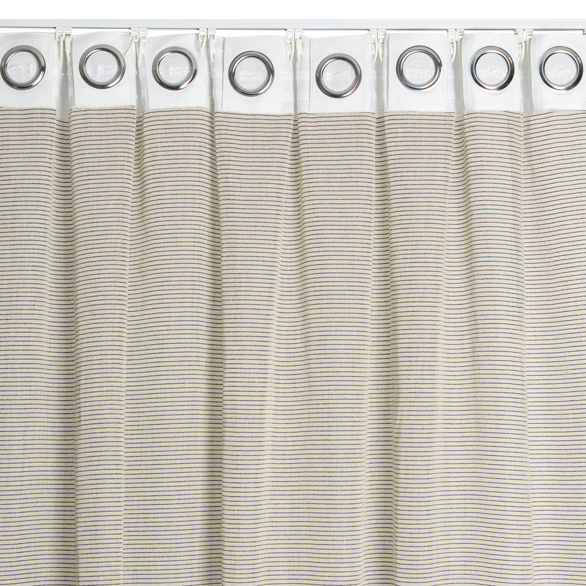 FERTIGVORHANG transparent  - Greige, Basics, Textil (140/240cm)