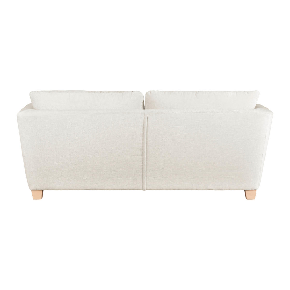 3-SITZER-SOFA in Chenille Beige  - Beige/Naturfarben, Holz/Textil (216/70-85/95cm) - MID.YOU