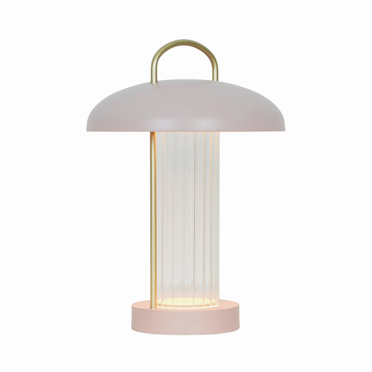 AKKU-TISCHLEUCHTE 20/29 cm   - Hellrosa/Beige, Design, Kunststoff (20/29cm) - Nordlux