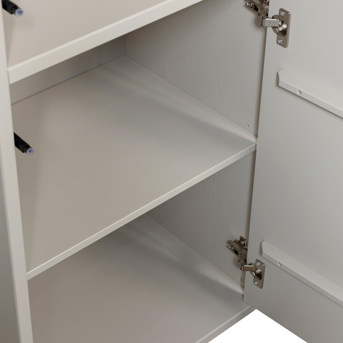 MEHRZWECKSCHRANK 55/215/40 cm  in Grau  - Grau, Design, Holz (55/215/40cm) - Livetastic