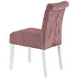 STUHL  Stoffauswahl, Typenauswahl Chenille  - Altrosa/Weiß, KONVENTIONELL, Holz/Textil (46,5/91/65cm) - Cantus