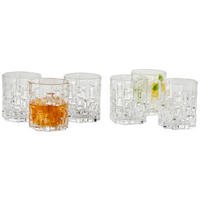 GLÄSERSET Cubetti  6-teilig  - Klar, KONVENTIONELL, Glas (280ml) - Novel