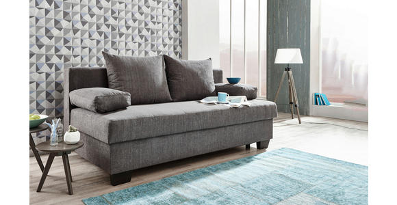 SCHLAFSOFA Flachgewebe Grau  - Grau, KONVENTIONELL, Holz/Textil (200/88/102cm) - Xora