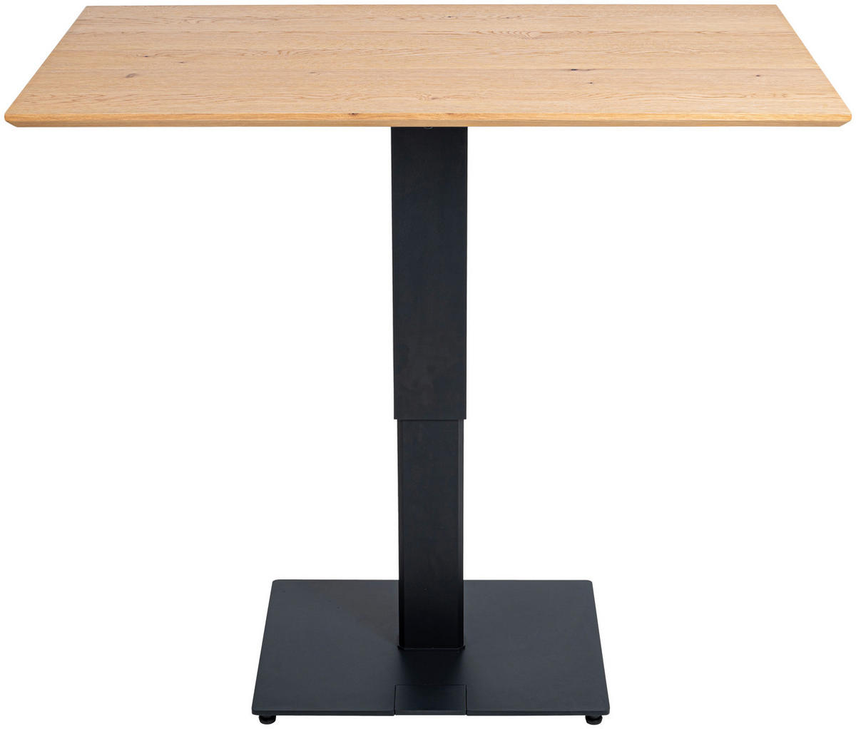 ESSTISCH in Holz, Metall, Holzwerkstoff 120/70/76-111 cm  - Eichefarben/Schwarz, MODERN, Holz/Holzwerkstoff (120/70/76-111cm) - Valdera