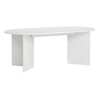 ÉTKEZŐASZTAL - fehér, Modern, faalapú anyag (200/100/76cm) - P & B