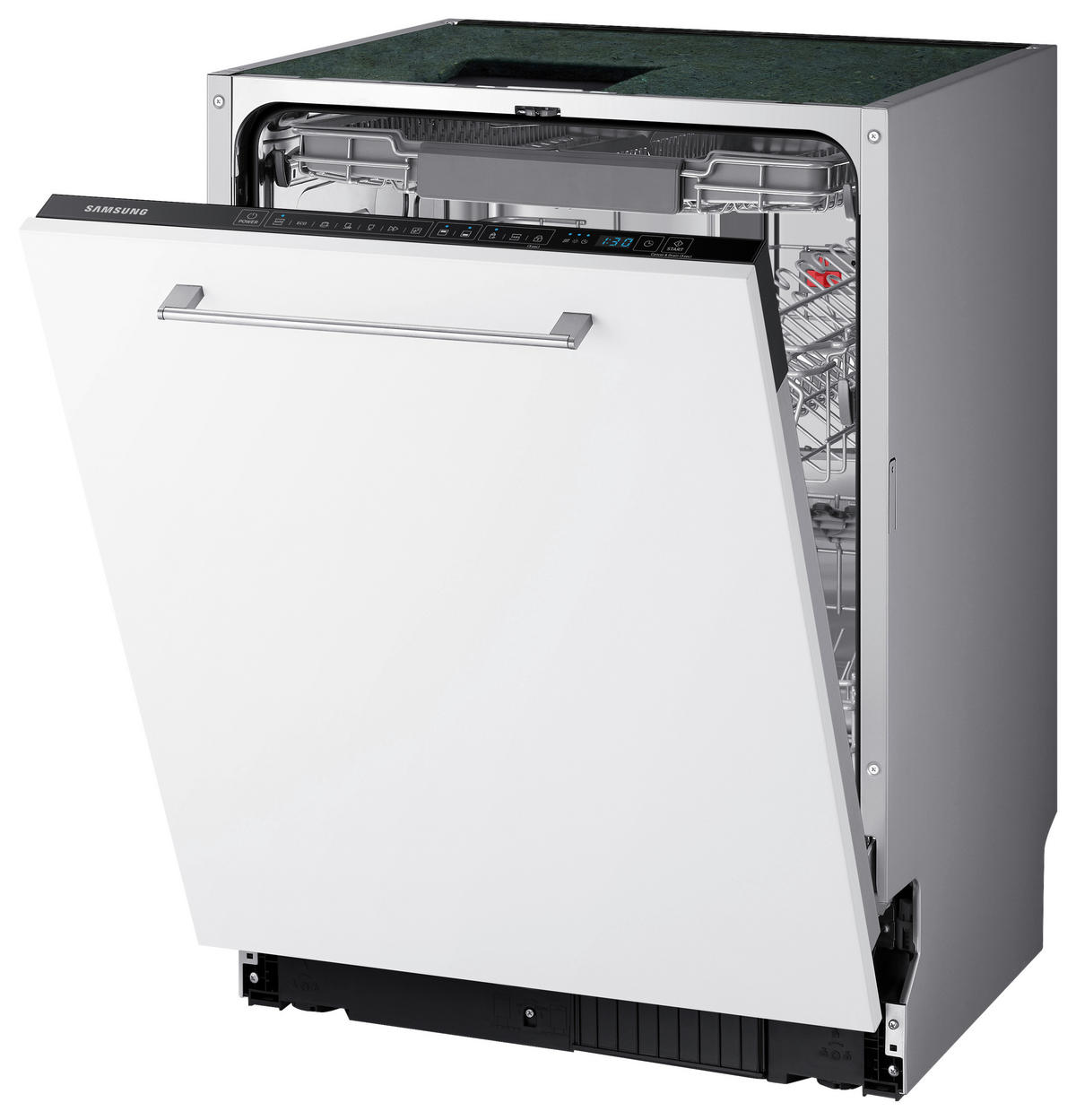 GESCHIRRSPÜLER DW60A6092BB/EO  - Weiß, Basics, Glas/Kunststoff (59,8/81,5/55cm) - Samsung