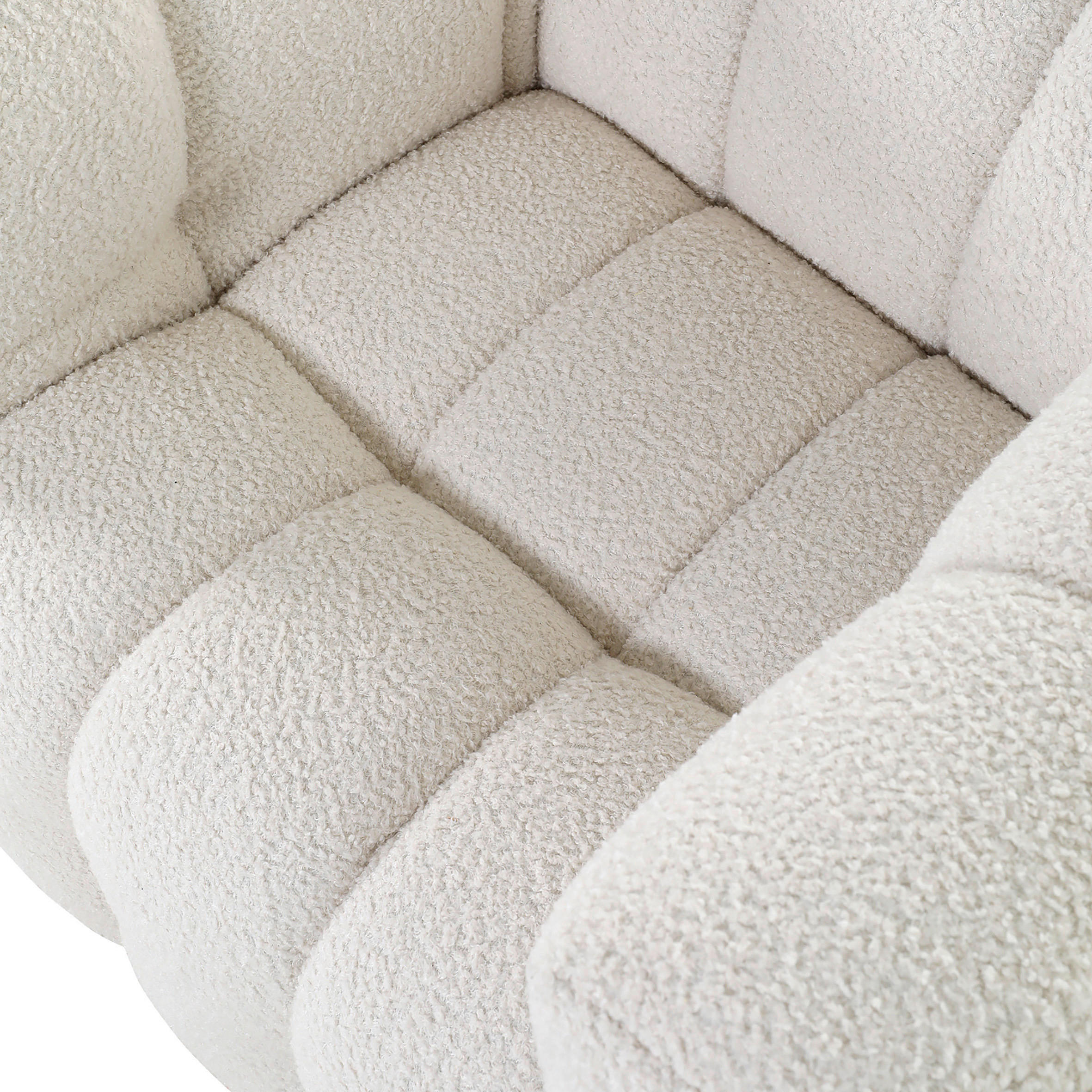 SESSEL in Flachgewebe Weiss  - Weiss/Schwarz, Trend, Kunststoff/Textil (93/67/86cm)