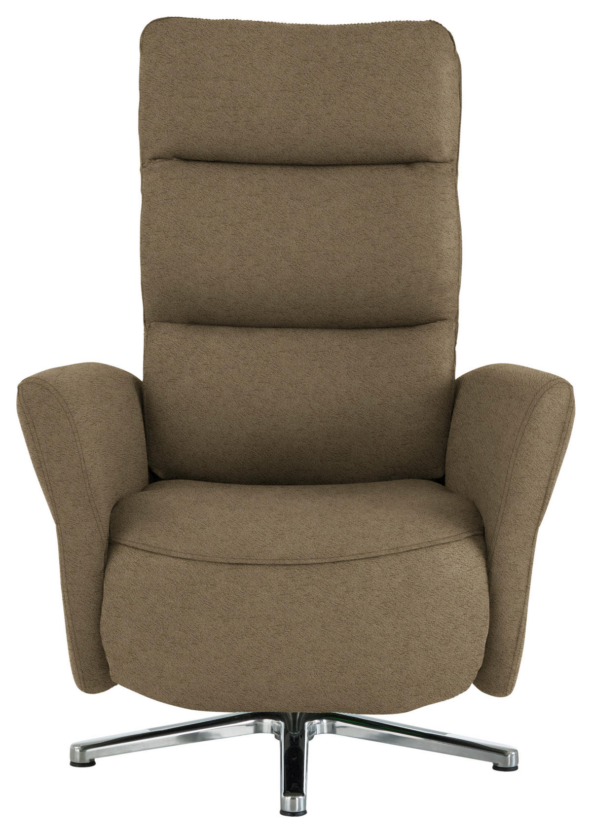 RELAXSESSEL Textil Khaki  - Chromfarben/Khaki, Design, Textil/Metall (78/113/83cm) - Beldomo Speed