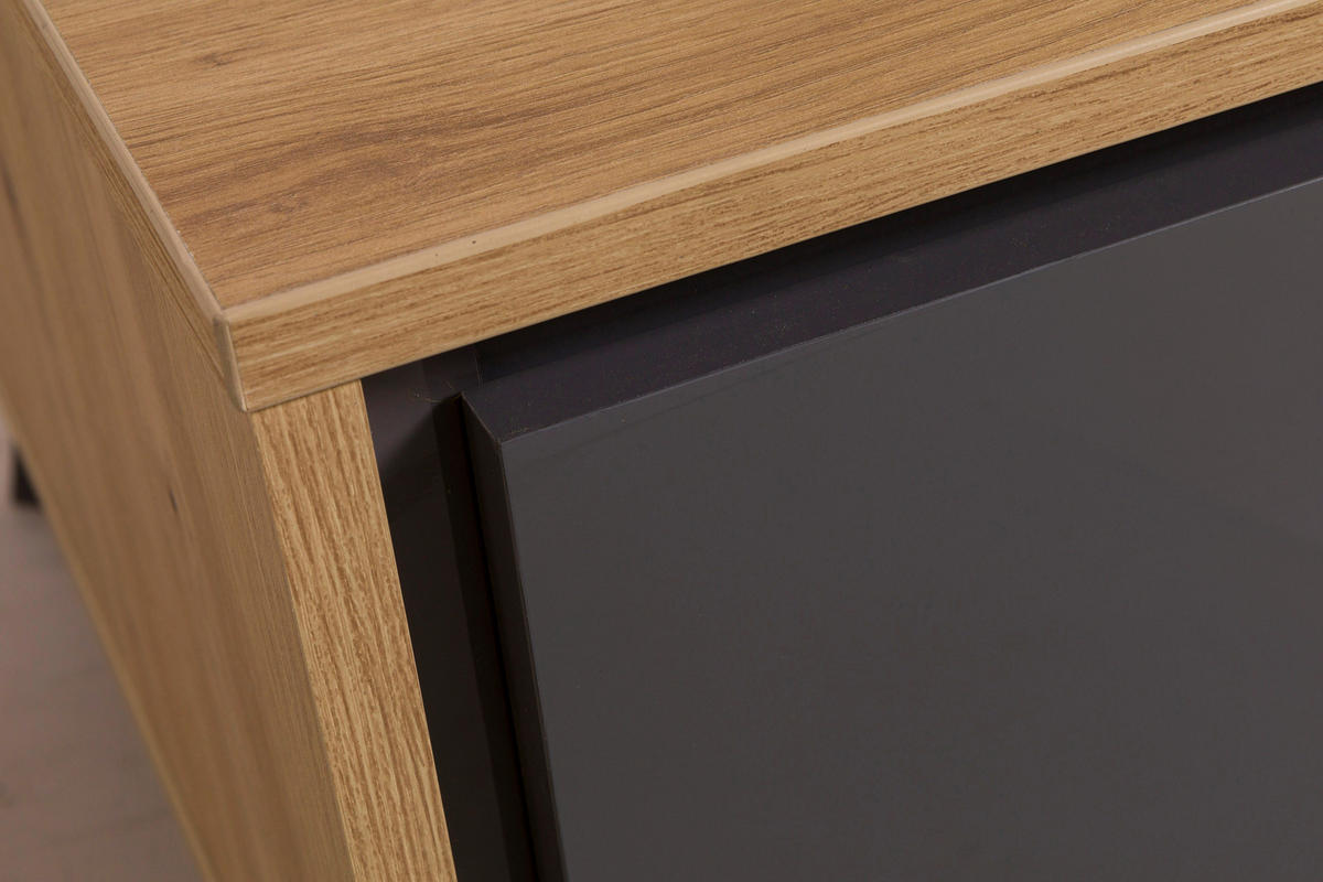 KLUBSKA MIZA, 126/41,2/60 cm  - Moderno, kovina/leseni material (126/41,2/60cm) - Carryhome
