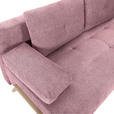 SCHLAFSOFA  in Flachgewebe Altrosa  - Buchefarben/Altrosa, KONVENTIONELL, Holz/Textil (204/75/100cm) - Carryhome